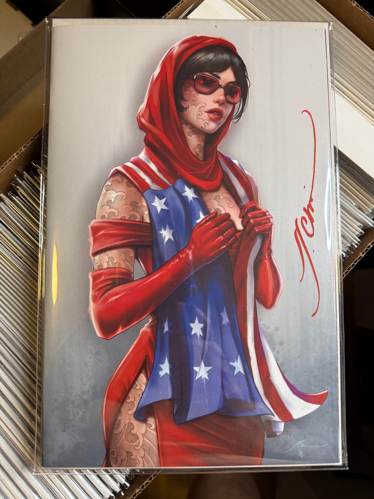 NYCC EXCLUSIVE DEPARTMENT OF TRUTH #0 by TROPHY SIGNED AND TATTOO REMARK OVER BODY