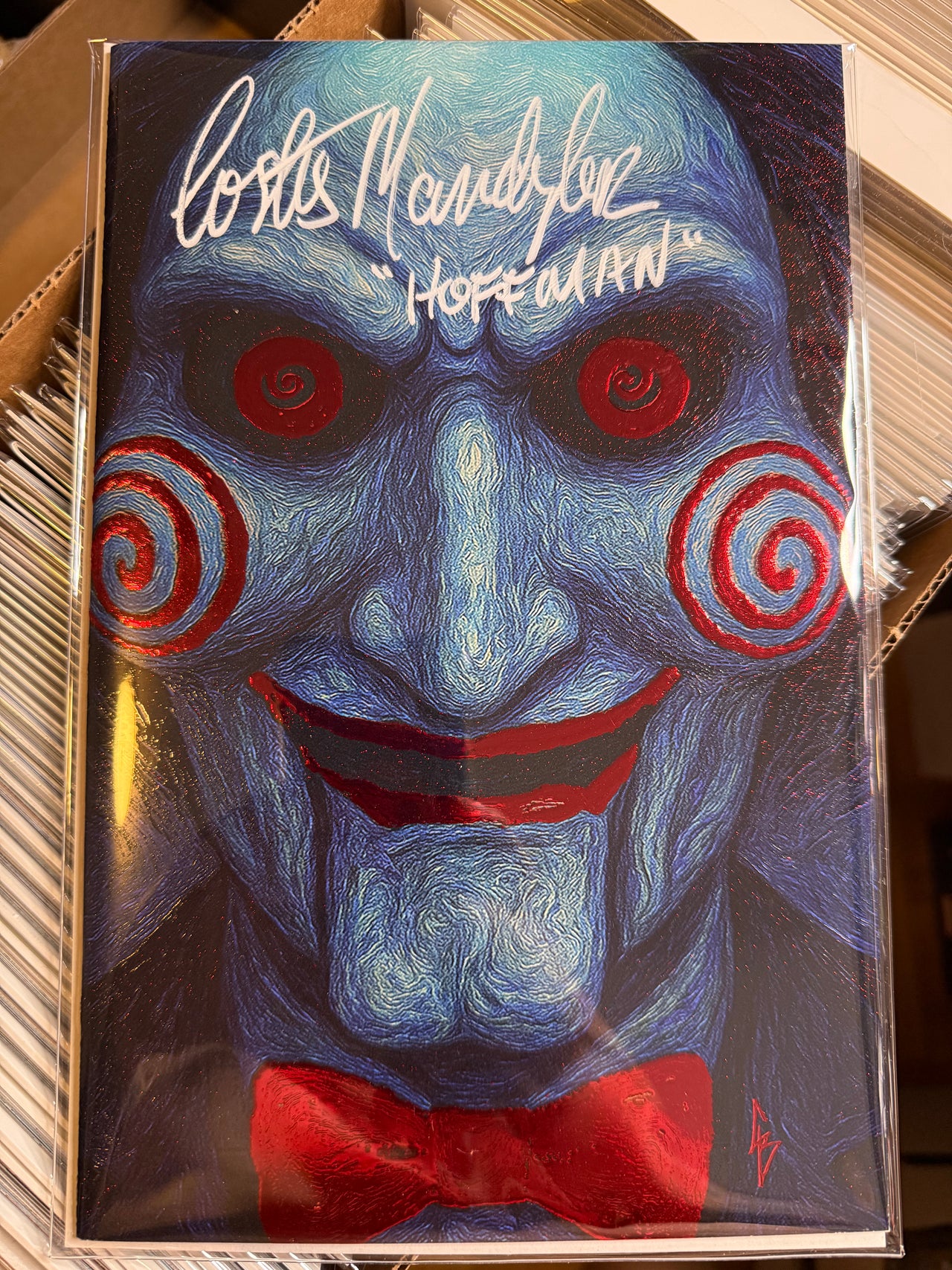 NYCC EXCLUSIVE SAW BILLY INTENSE SOGNED BY COSTAS MANDALOR “HOFFMAN”