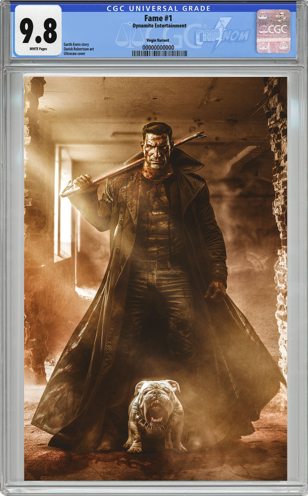 THE BOYS #1 "BUTCHER'S RECKONING" MEGACON EXCLUSIVE VIRGIN COVER BY ULTRARAW CGC 9.8 BLUE LABEL