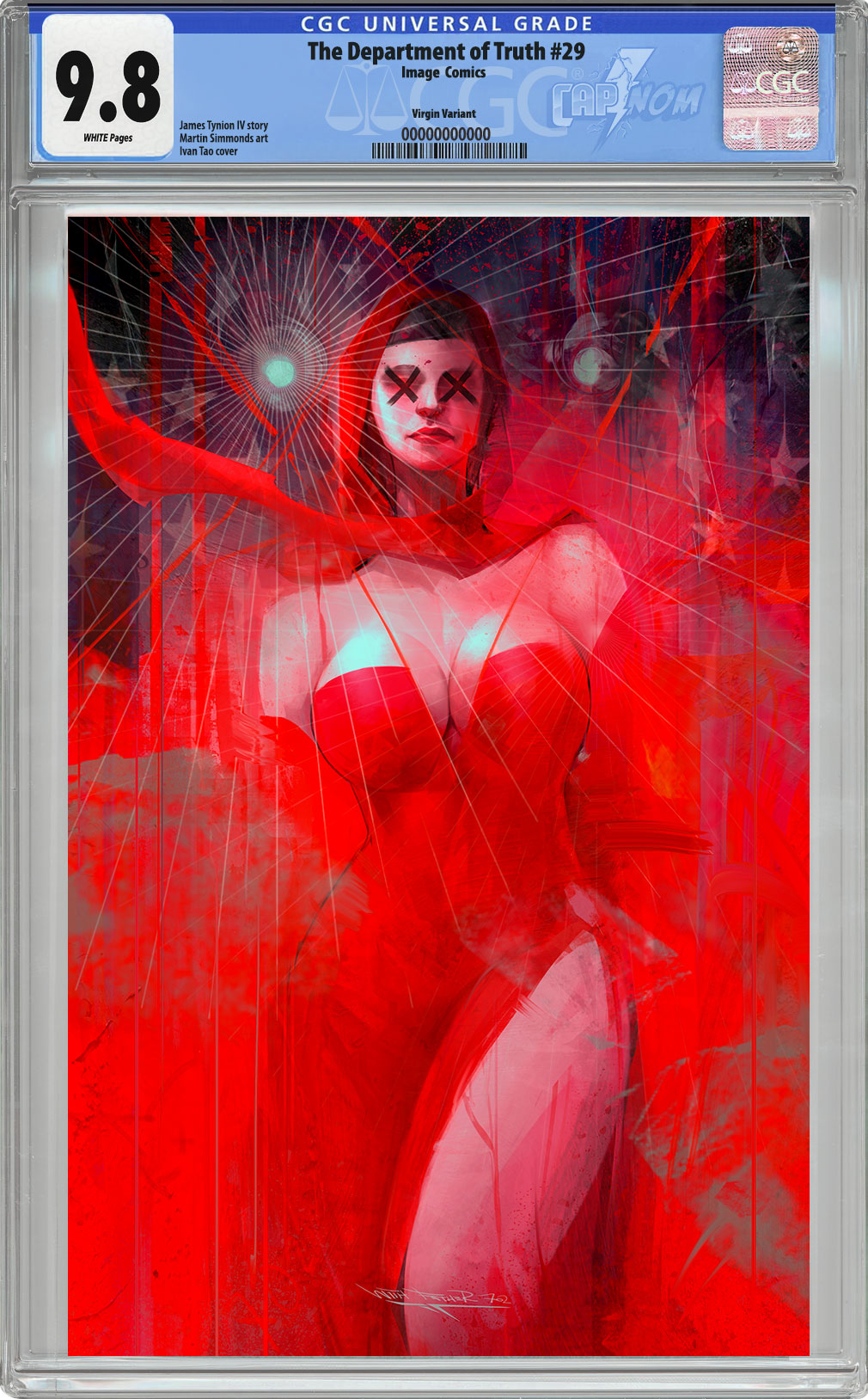 DEPARTMENT OF TRUTH #29 CGC 9.8 BLUE LABEL IVAN TAO C2E2 EXCLUSIVE