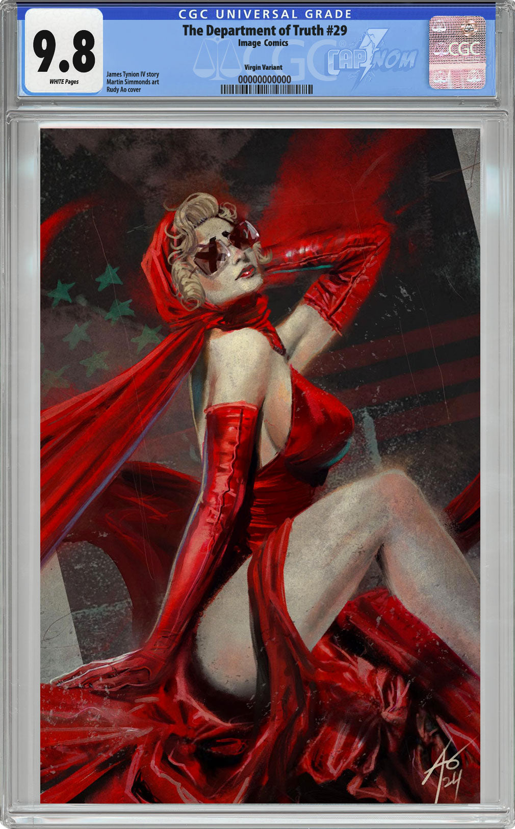 DEPARTMENT OF TRUTH #29 CGC 9.8 BLUE LABEL RUDY AO C2E2 EXCLUSIVE