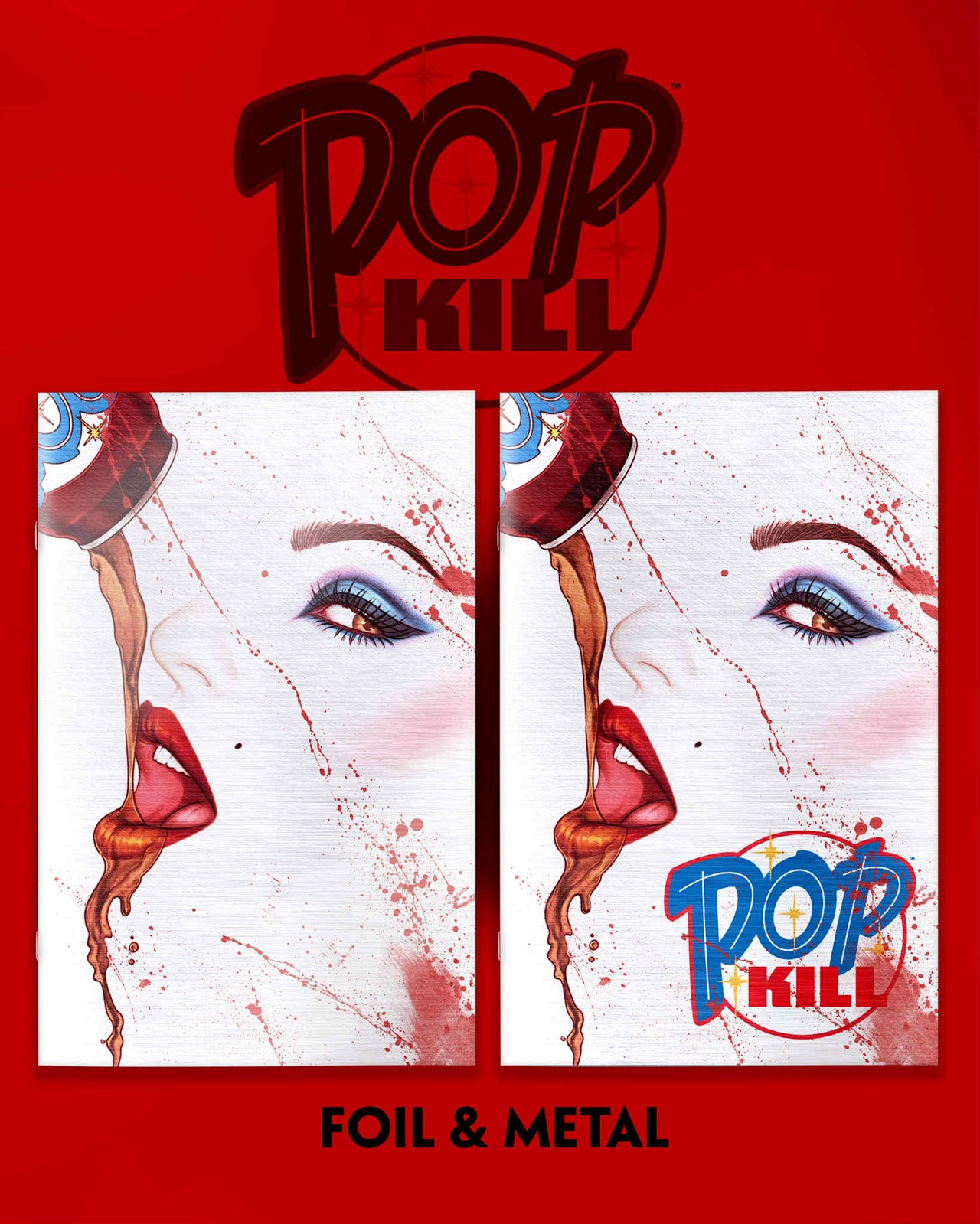 NYCC EXCLUSIVE POP KILL #1 METAL/ FOIL PACK Cover by Jenny Frison