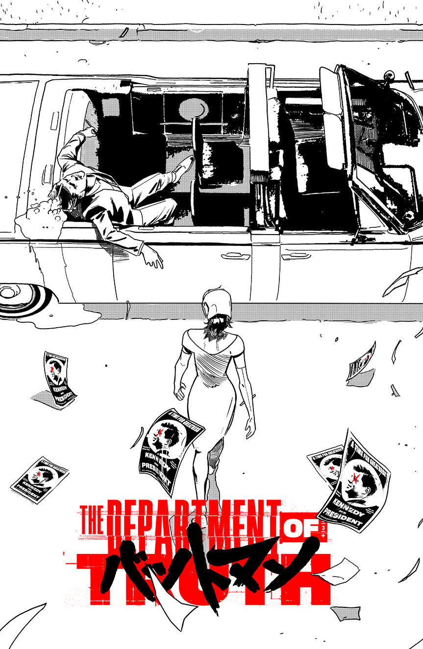 NYCC EXCLUSIVE DEPARTMENT OF TRUTH #0 “SKETCH DEATH WALK” Virgin Cover by Javi Fernandez