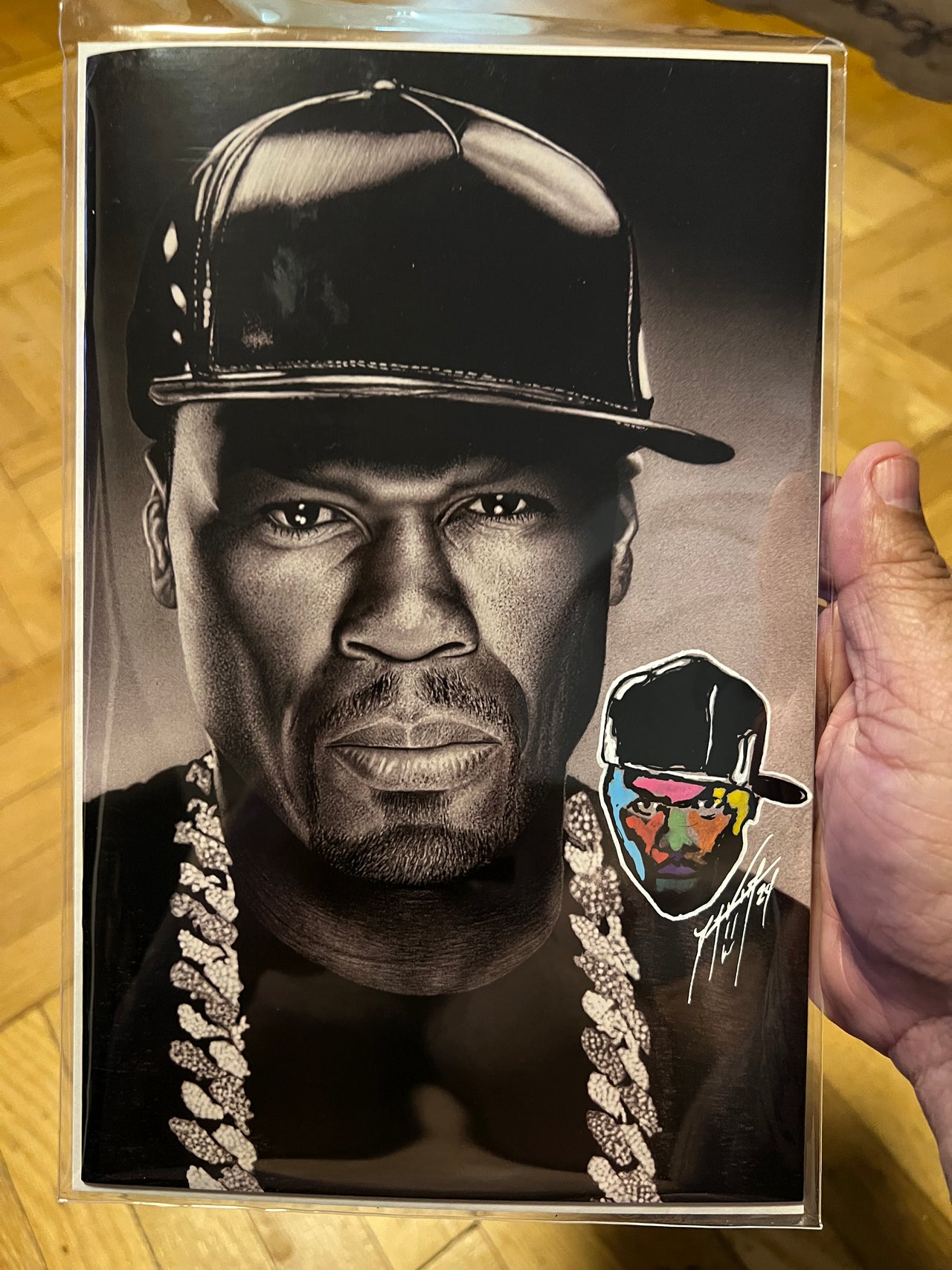 50 CENT FAME C2E2 VIRGIN SIGNED & REMARKED WITH FULL COLOR 50 CENT