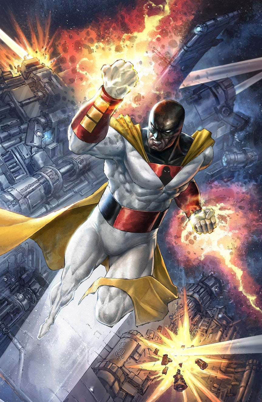 Space Ghost #1 Full Wraparound Virgin Cover by Alan Quah