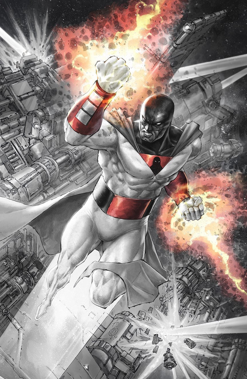 Space Ghost #1 Lake Como Exclusive Full Virgin Wraparound by Alan Quah