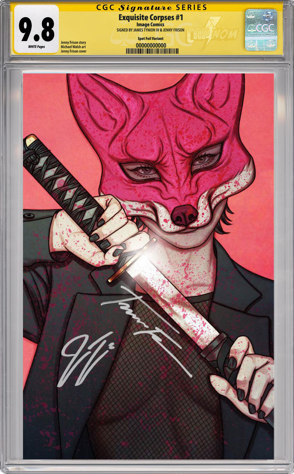 Exquisite Corpses #1 Spot Foil CGC SS 9.8 Signed by Frison & Tynion Dallas Fan Expo Exclusive