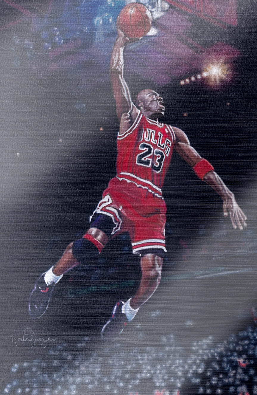 NYCC EXCLUSIVE FAME: MICHAEL JORDAN “THE DUNK” Ultimate Spot Foil Cover by Omar Rodriguez