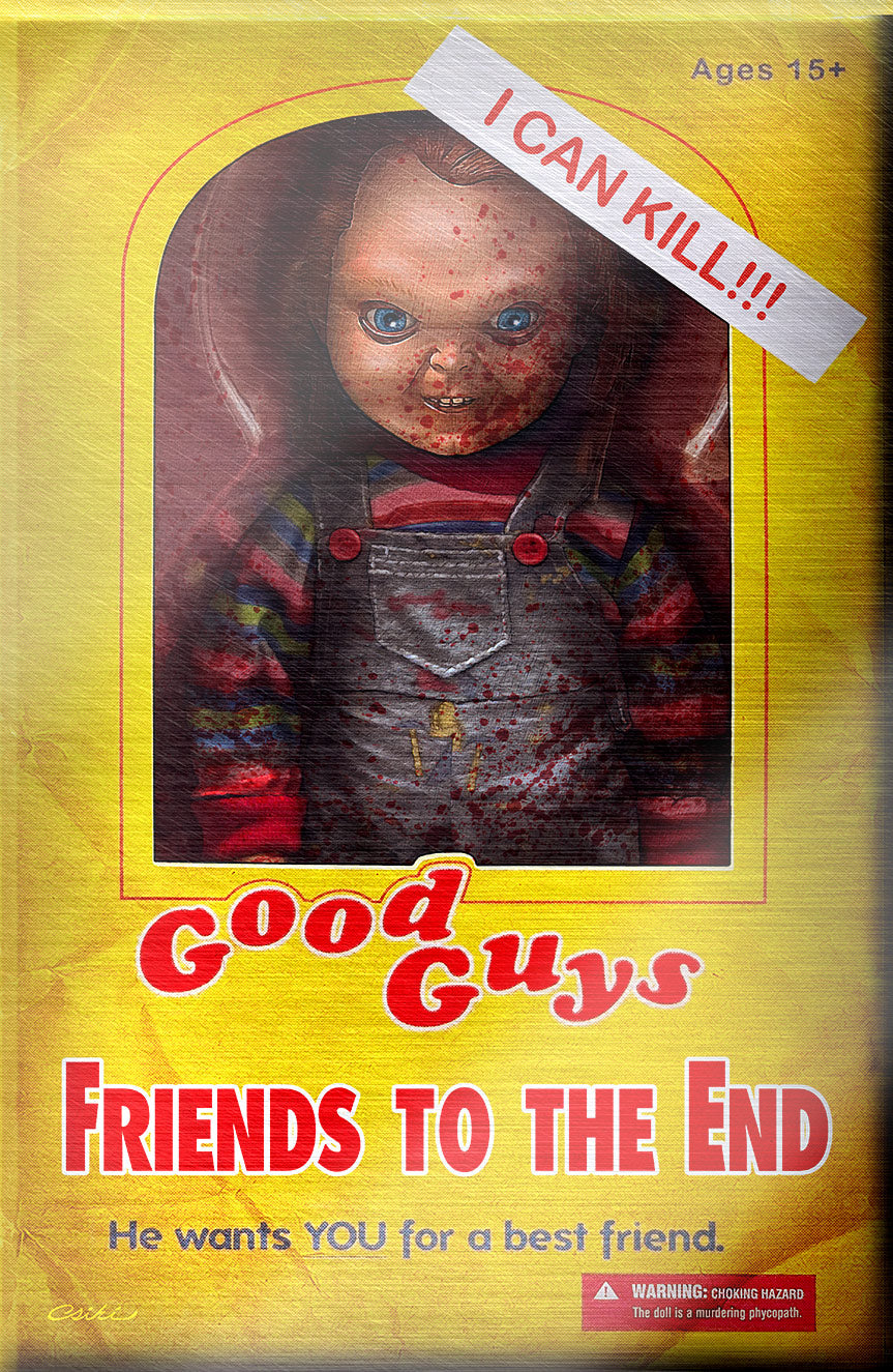 NYCC EXCLUSIVE ORBIT: BIRTH OF A SLASHER “FRIENDS TILL THE END” Ultimate Spot Foil Cover by Rob Csiki