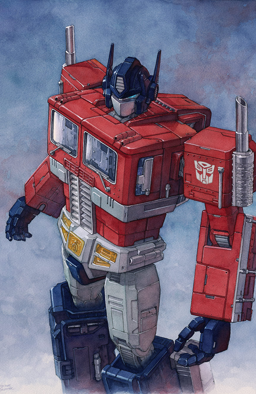 NYCC EXCLUSIVE TRANSFORMERS #25 “STANDING ON BUSINESS” Virgin Cover by Hector Trunnec