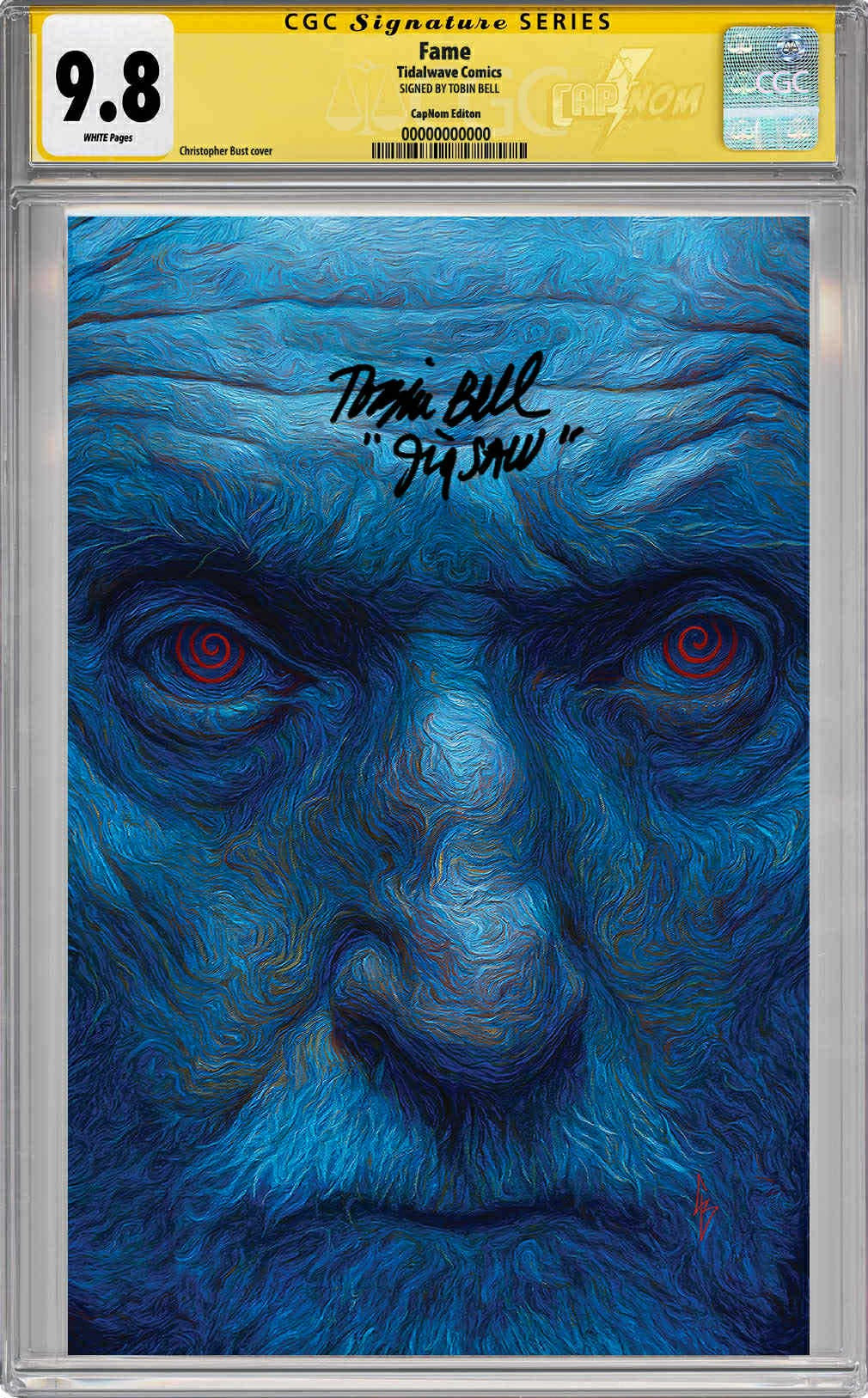 NYCC EXCLUSIVE ORBIT: BIRTH OF A SLASHER “JIGSAW INTENSE” GUARANTEED CGC 9.8 SS Signed by Tobin Bell