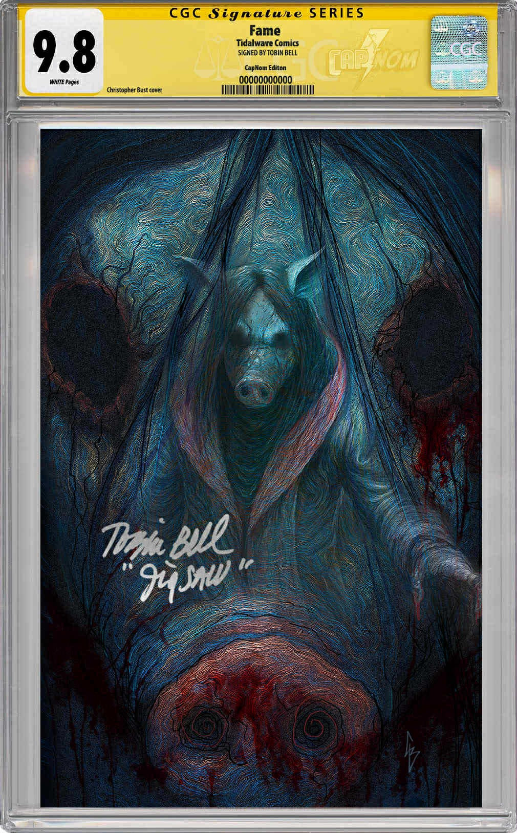 NYCC EXCLUSIVE ORBIT: BIRTH IF A SLASHER “PIGGY BANK” GUARANTEED CGC 9.8 SS Signed by Tobin Bell