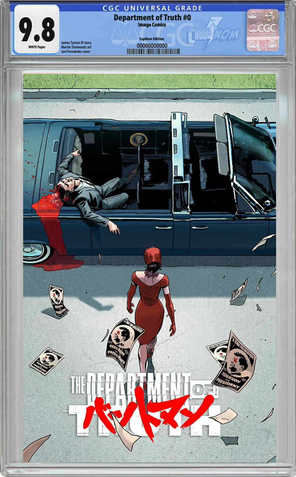 NYCC EXCLUSIVE DEPARTMENT OF TRUTH #0 GUARANTEED CGC 9.8 Blue Label
