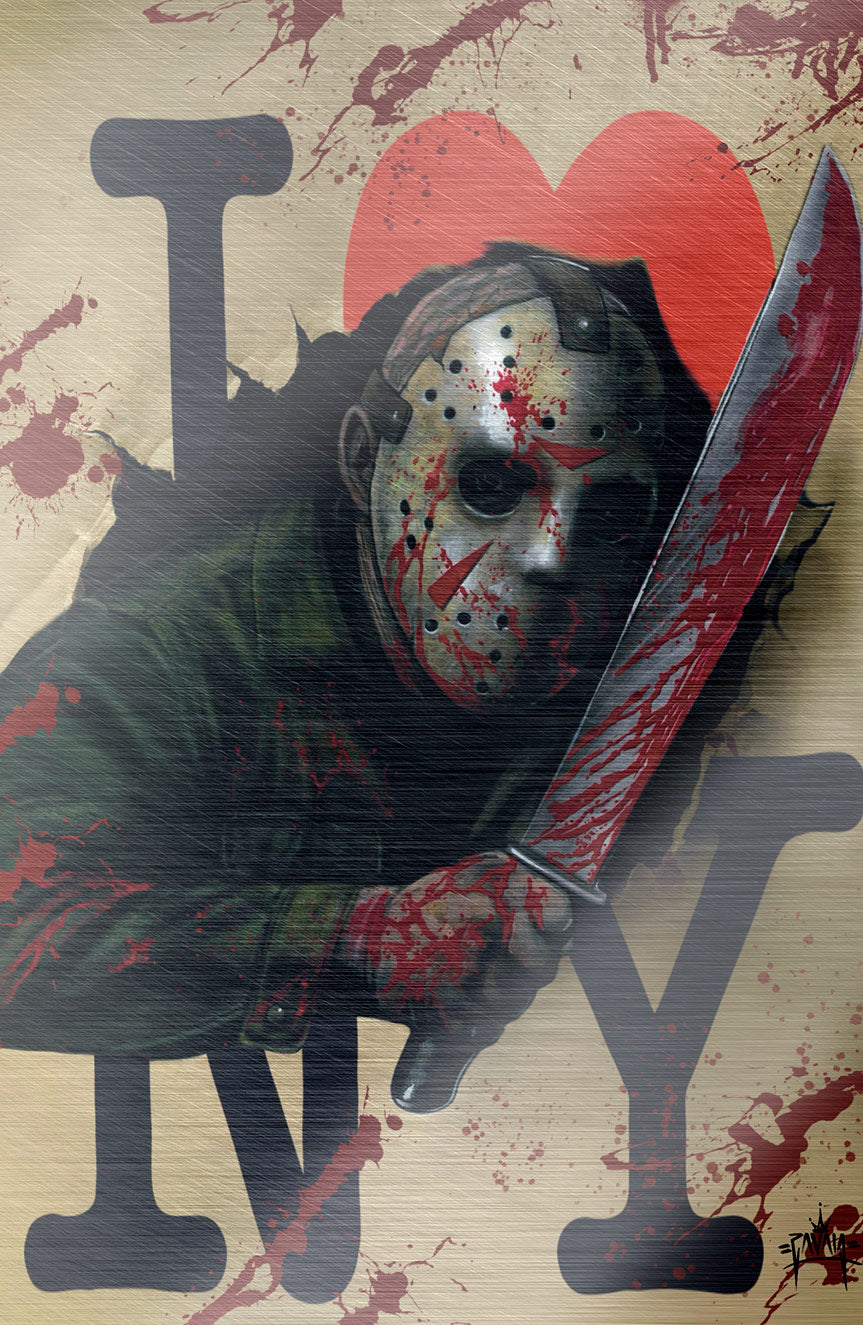 NYCC EXCLUSIVE ORBIT: BIRTH OF A SLASHER “ROTTEN APPLE” Ultimate Spot Foil Cover by Martin Zavala