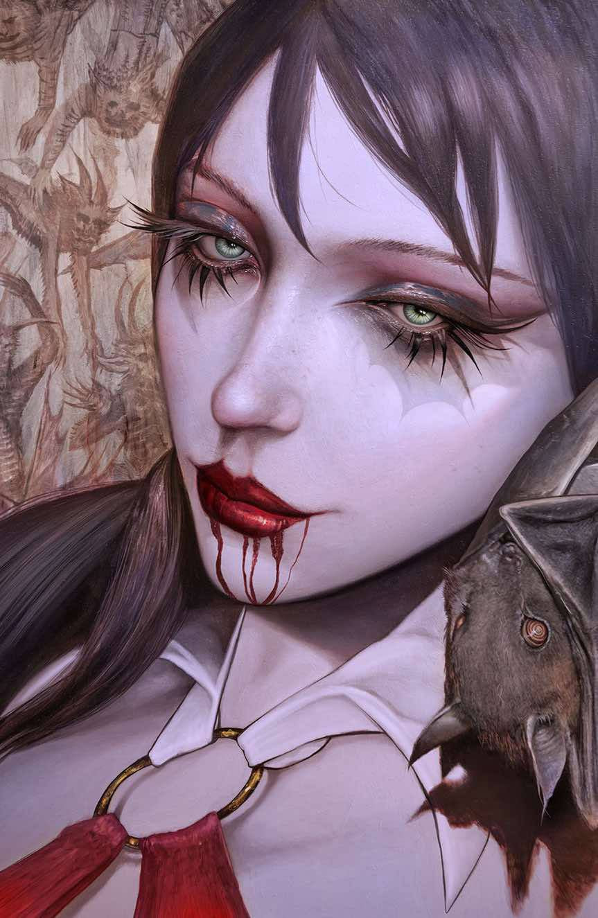 Vampirella Vol 7 #2 "Darkness" SECRET DROP Virgin Cover by Dan Quintana Dallas Fan Expo Exclusive
