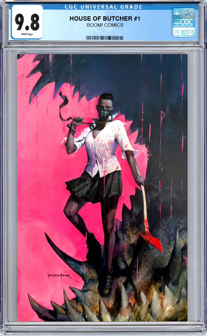 Book of Butcher #1 CGC 9.8 Blue Label Megacon Exclusive Virgin Cover