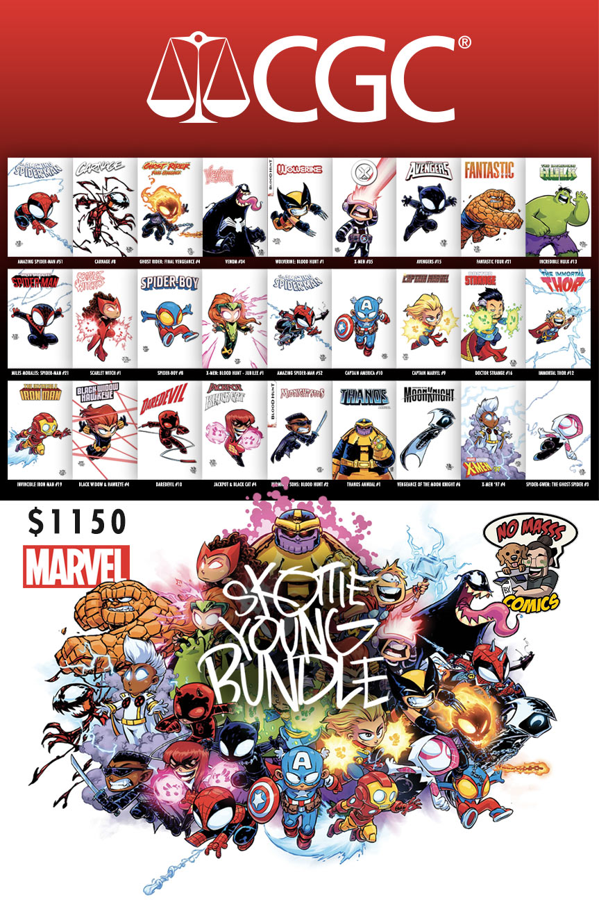 Skottie Young Little Marvel Big Bundle CGC Blue Label 9.8 Complete Set