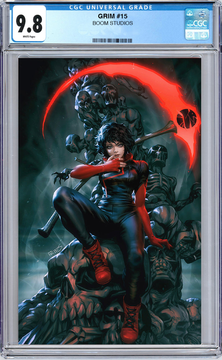 Grim #15 CGC 9.8 Blue Label Megacon Exclusive Virgin Cover by Derrick Chew
