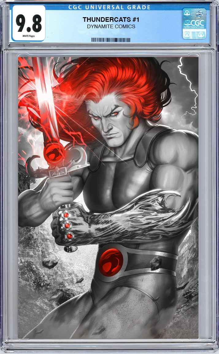 Thundercats #1 CGC 9.8 Blue Label Megacon Exclusive Color Splash Virgin Cover by Ariel Diaz