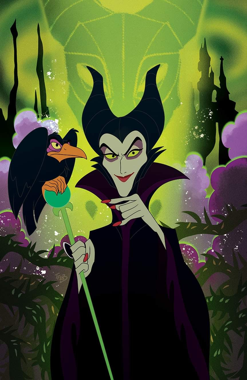 MALEFICENT #1 "THANK YOU DROP" VIRGIN COVER BY TRISH FORSTNER