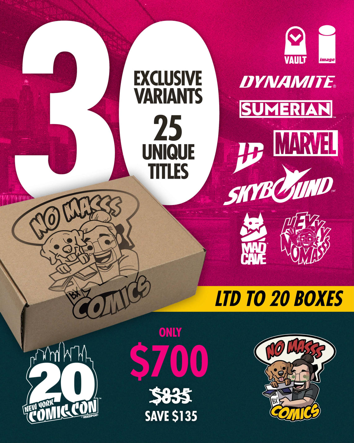 NOMASSS COMICS NYCC BOX