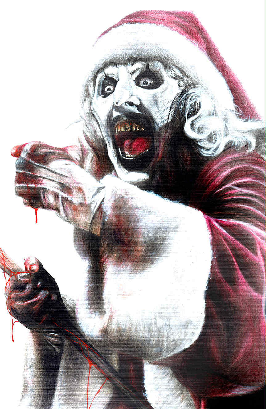 ORBIT: Birth of A Slasher XMAS TERRIFIER “NAUGHTY ART” Exclusive by Wil Shrike Ultimate Spot Foil