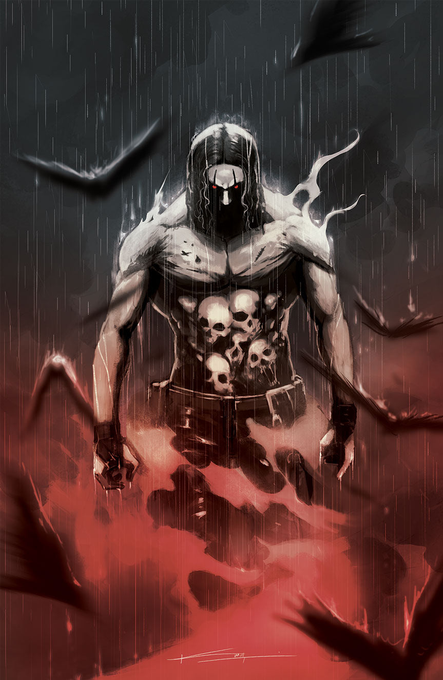 THE CROW VIRGIN COVER BY KEVEN MALLQUI “RAGE SKULL”