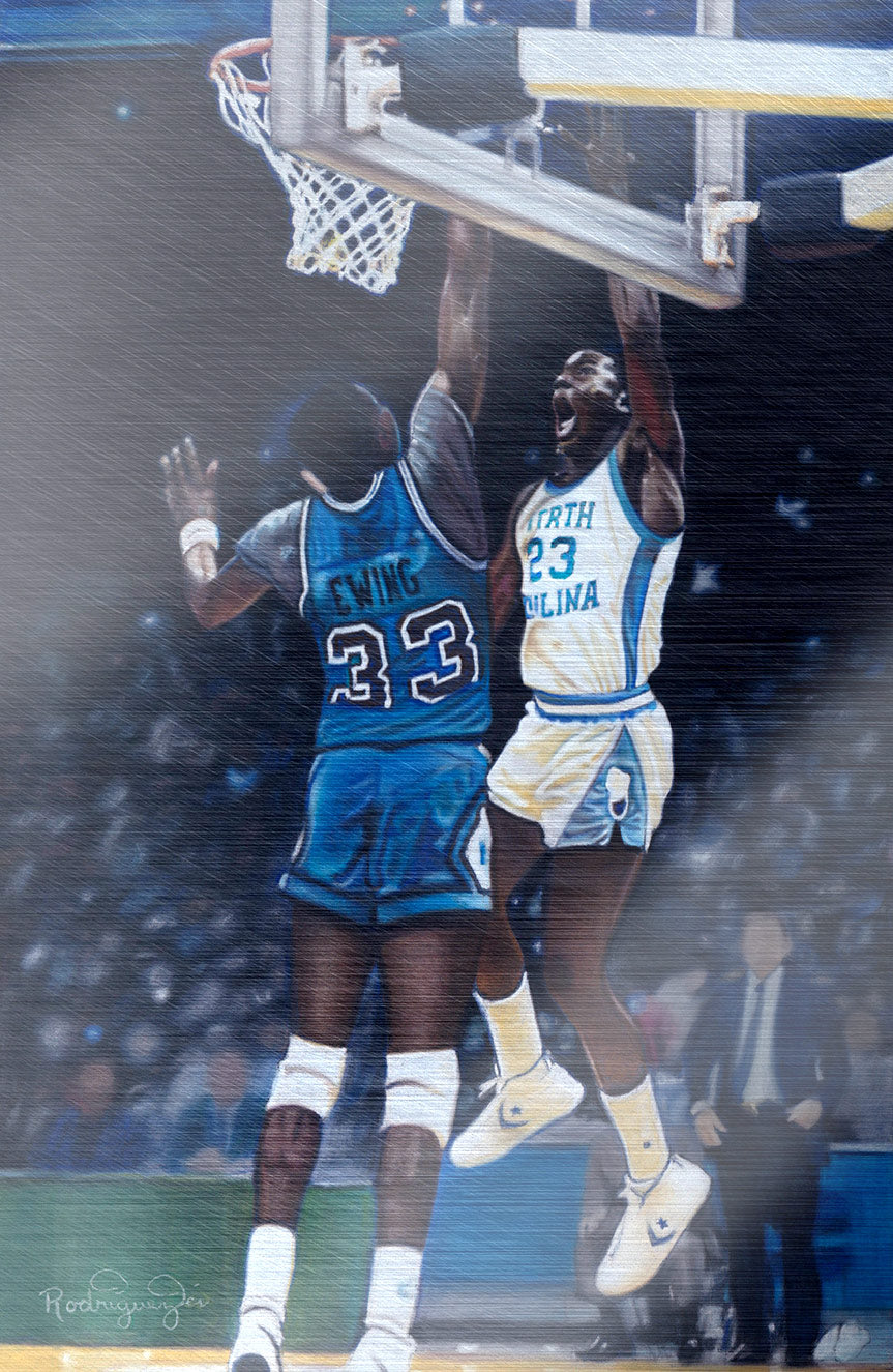 NYCC EXCLUSIVE FAME: MICHAEL JORDAN “COLLEGE TOWN” Ultimate Spot Foil Cover by Omar Rodriguez
