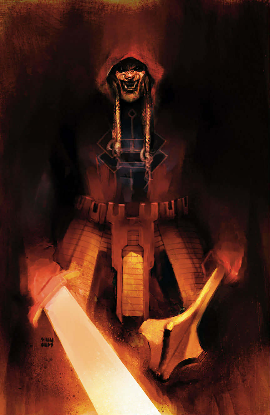 BATTLE BEAST #7 VIRGIN COVER BY MARTIN SIMMONDS MEGACON EXCLUSIVE RAW SIGNED