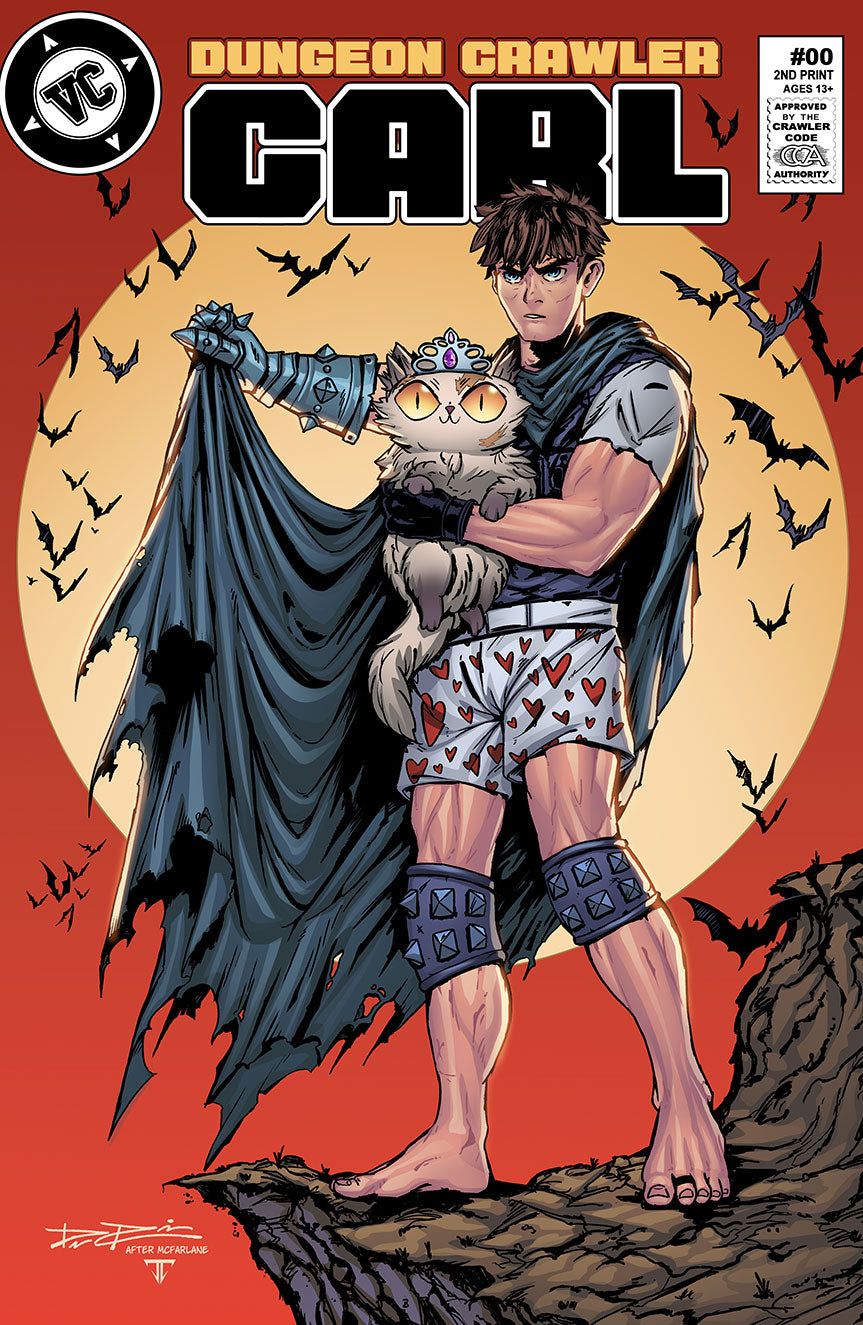 DUNGEON CRAWLER CARL #0 2nd Printing Cover by David Rider 423 Homage