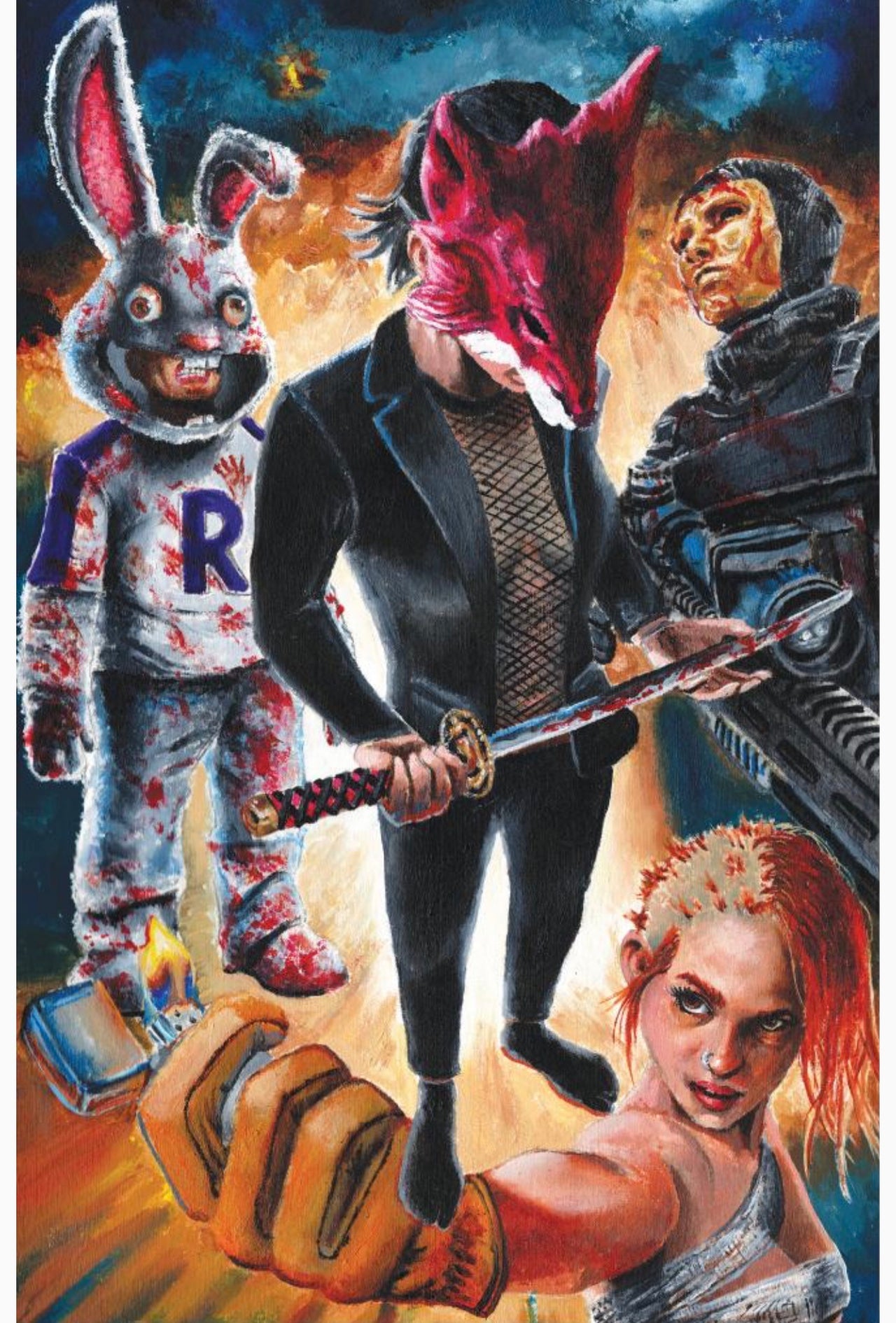 EXQUISITE CORPSES #12 VIRGIN COVER BY ROCKY OFLEON CGC SS 9.8 Signed by Rocky Ofleon