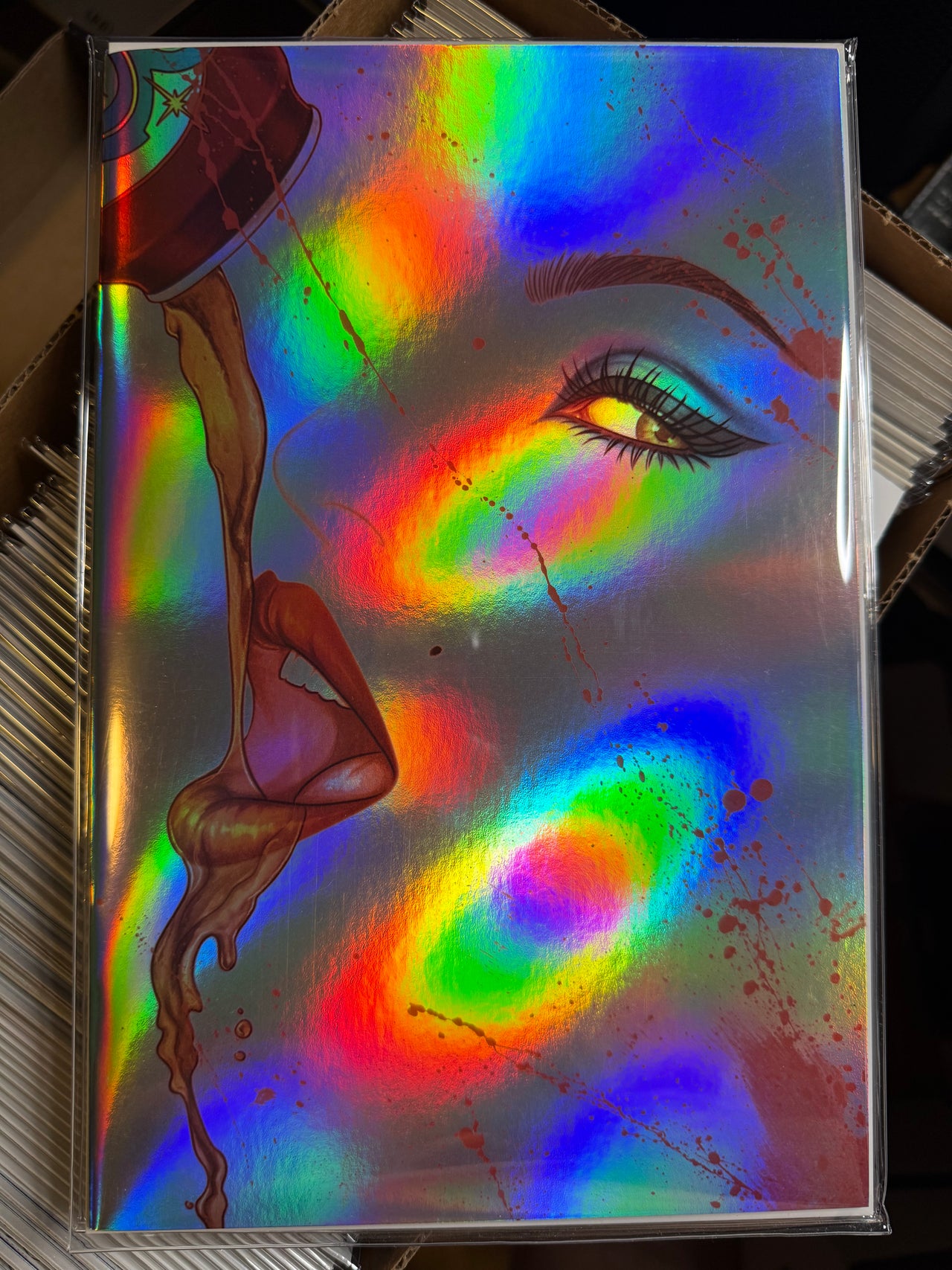 NYCC EXCLUSIVE POP KILL #1 SURPRISE HOLOFOIL DROP COVER BY JENNY FRISON