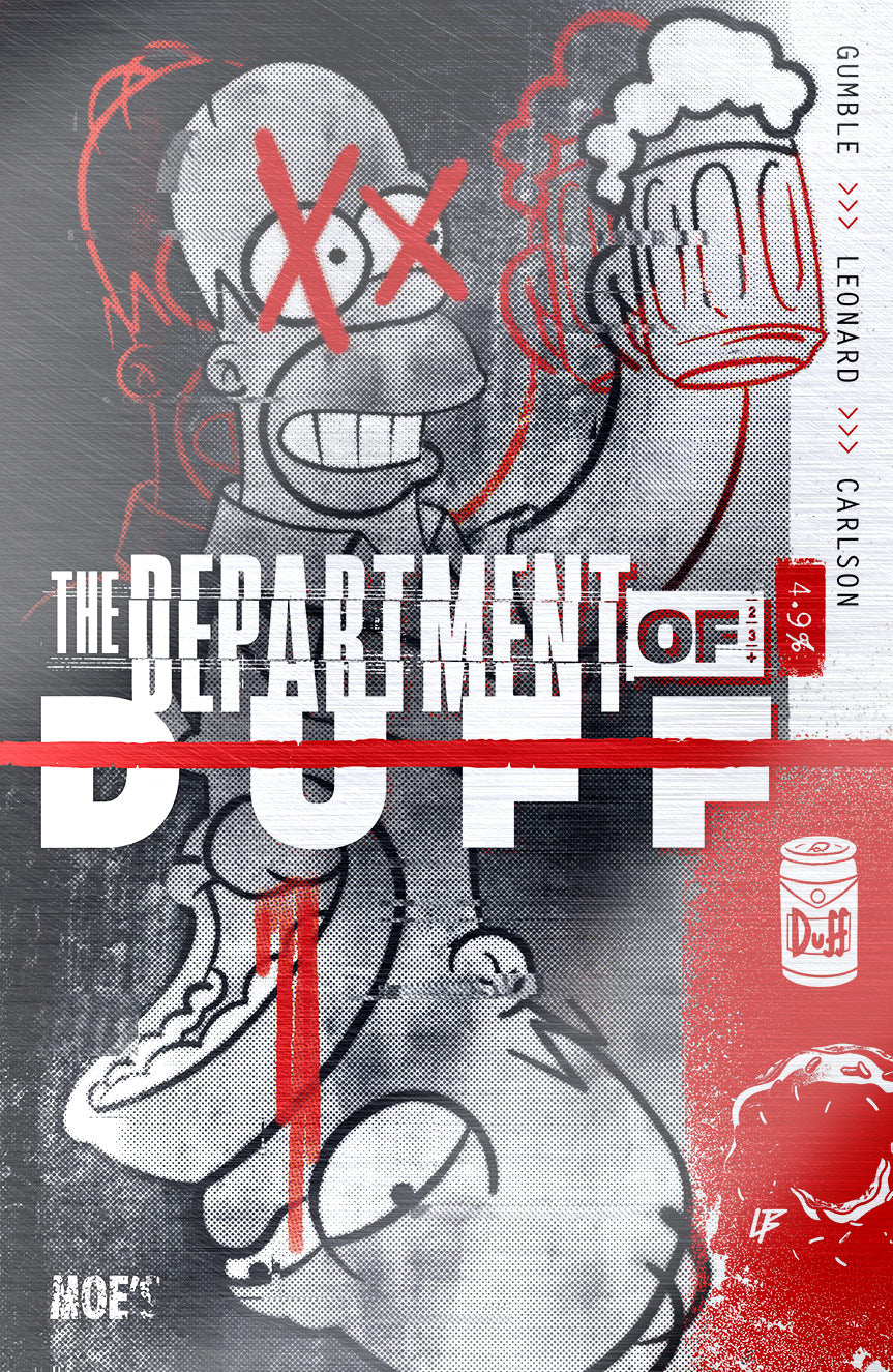 NYCC EXCLUSIVE FAME: MATT GROENING “DEPARTMENT OF DUFF” Cover by Lloyd Bailey