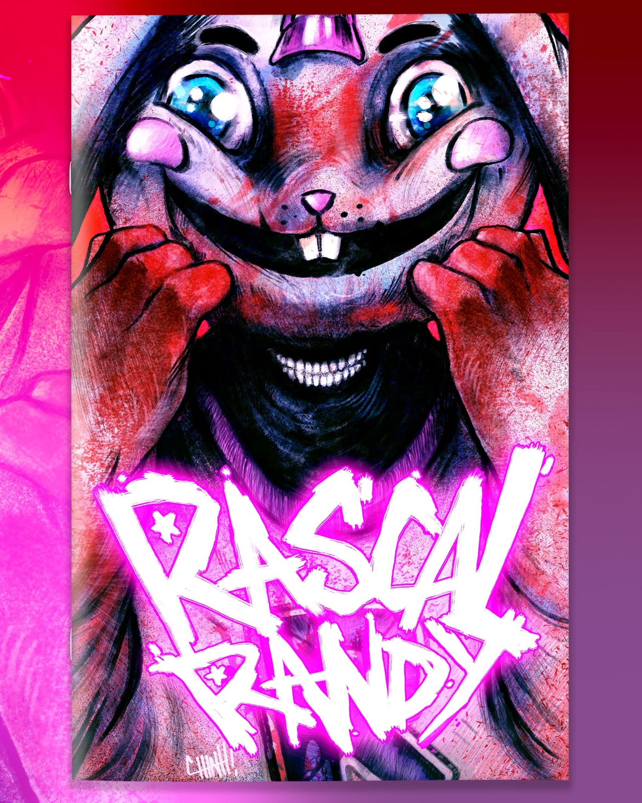EXQUISITE CORPESE: RASCAL RANDY #1 Virgin Cover by Chin Potter “SUIT UP”
