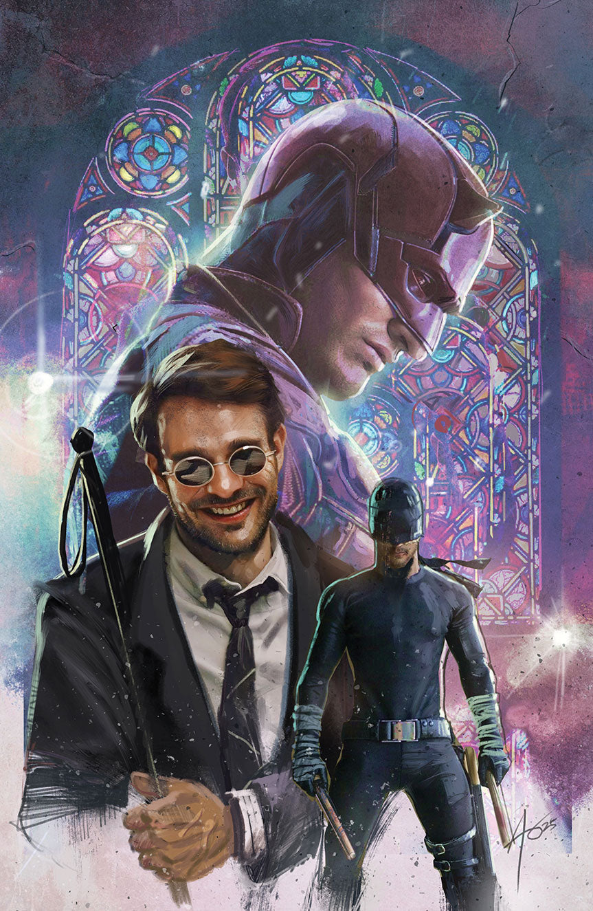 FAME: CHARLIE COX DAREDEVIL MEGACON EXCLUSIVE VIRGIN COVER BY RUDY AO