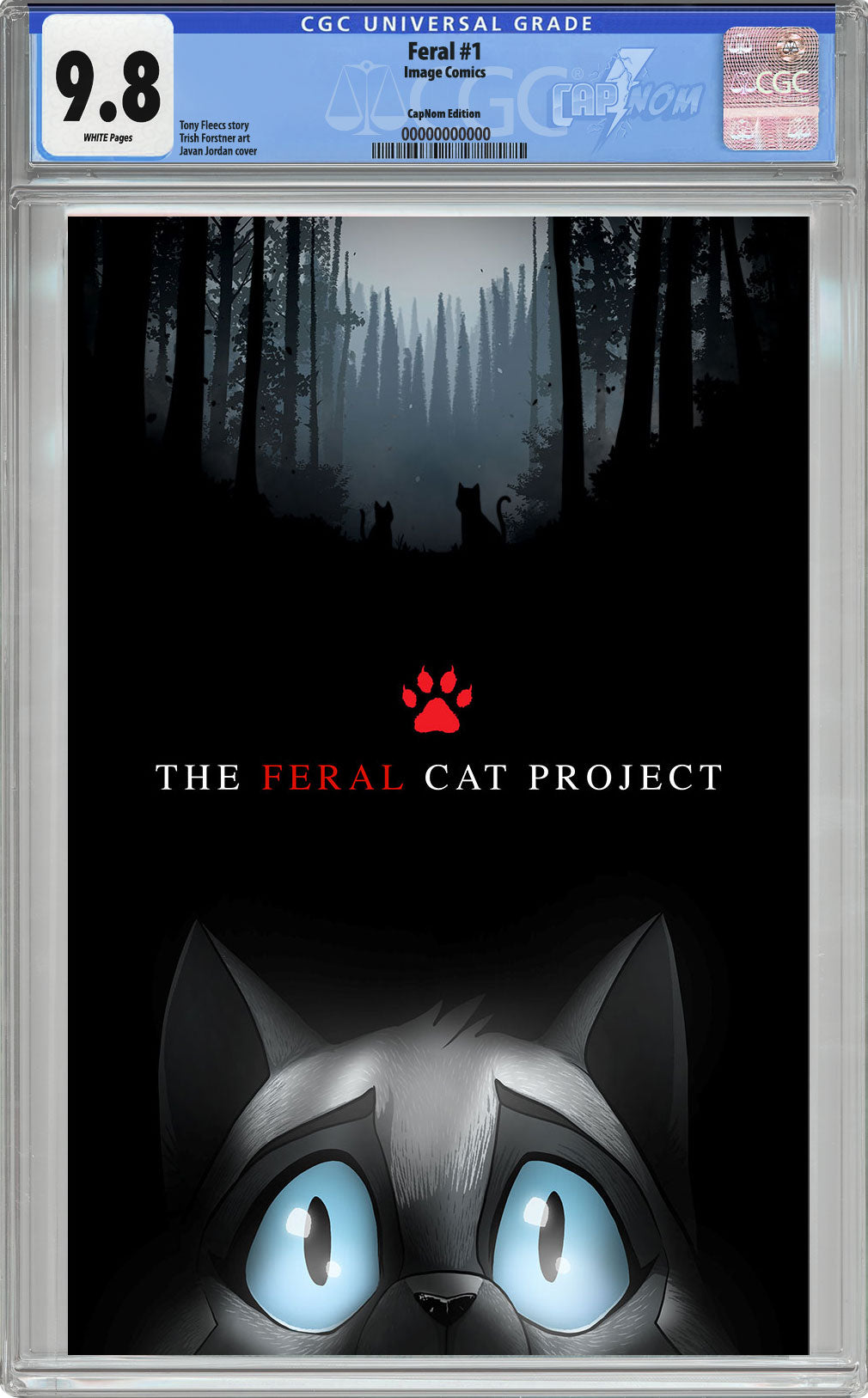 FERAL #1 C2E2 Exclusive Virgin Cover CGC 9.8 BLUE LABEL by Javan Jordan "BLAIR WITCH HOMAGE"