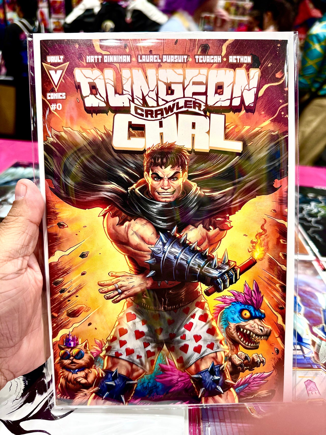 NYCC EXCLUSIVE DUNGEON CRAWLER CARL #0 Trade Cover by Josh Lyman
