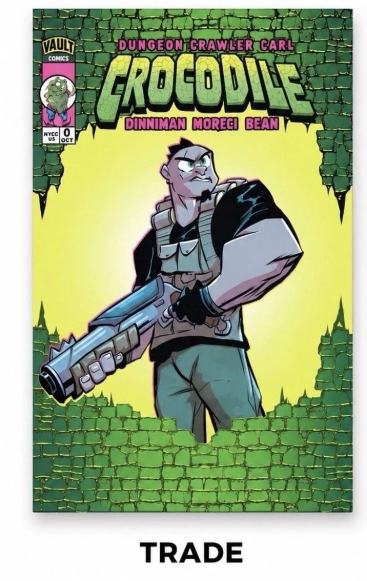 NYCC DUNGEON CRAWLER CARL CROCODILE #0.5 Trade Cover by Brent Bean Non Foil