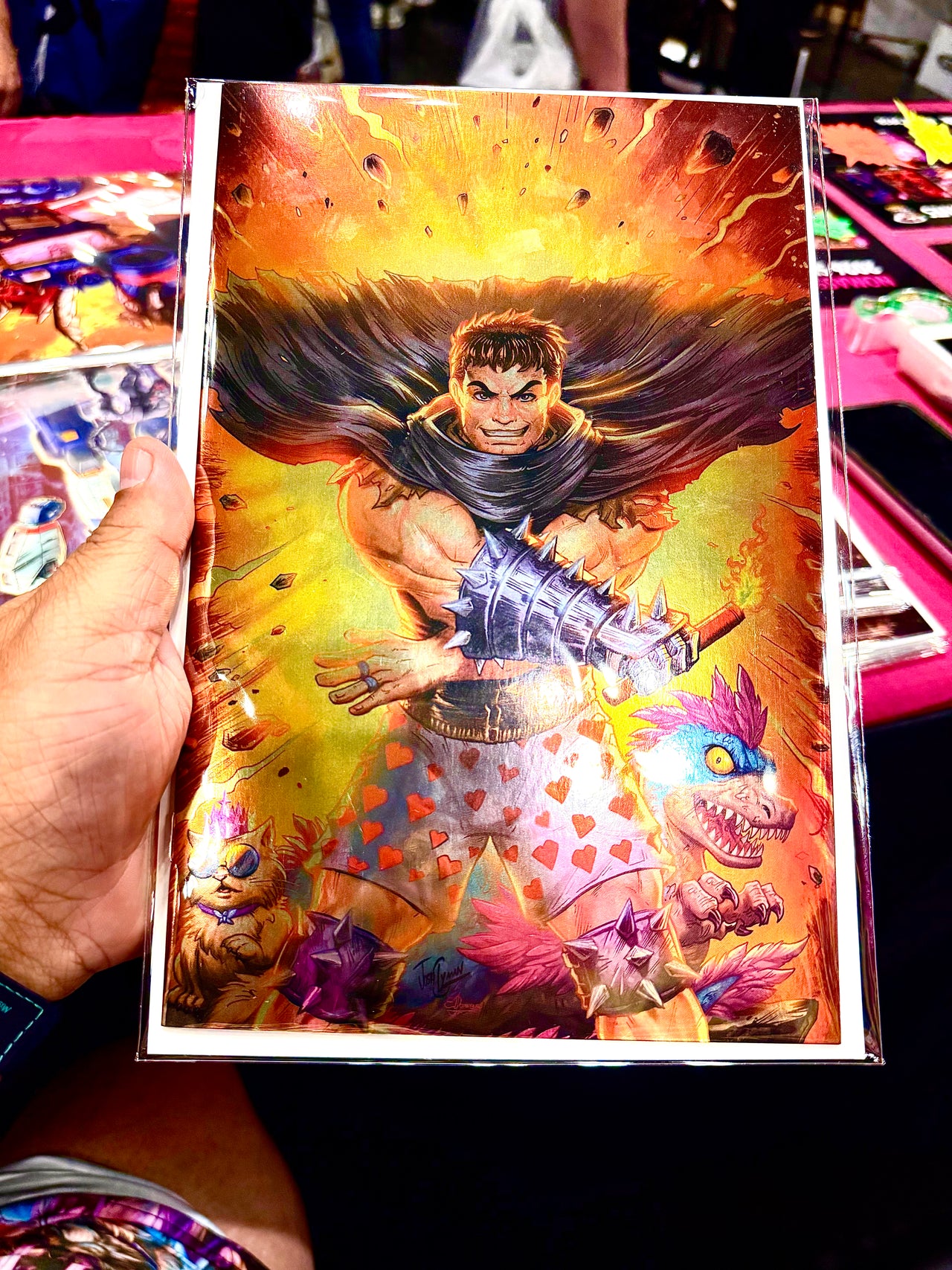 NYCC DUNGEON CRAWLER CARL #0 FOIL COVER BY JOSH LYMAN