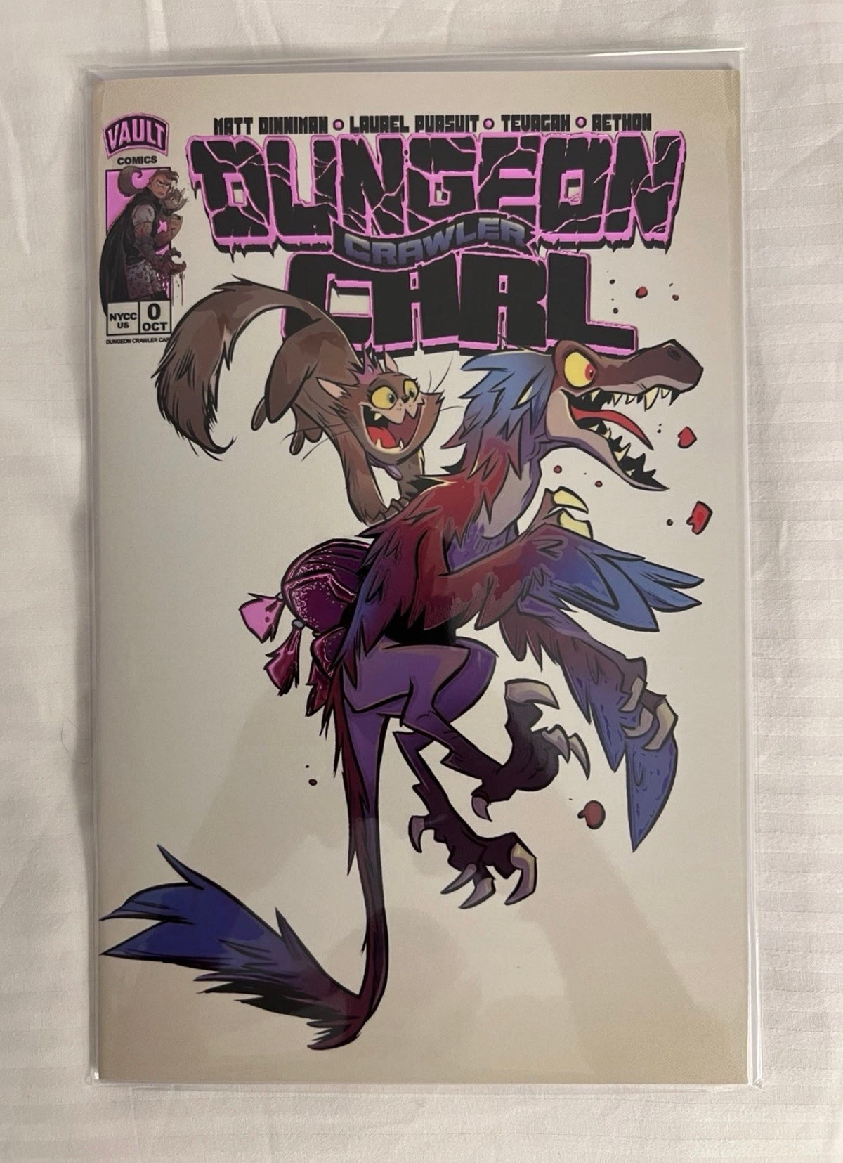 NYCC DUNGEON CRAWLER CARL BRENT BEAN EMBOSSED FOIL