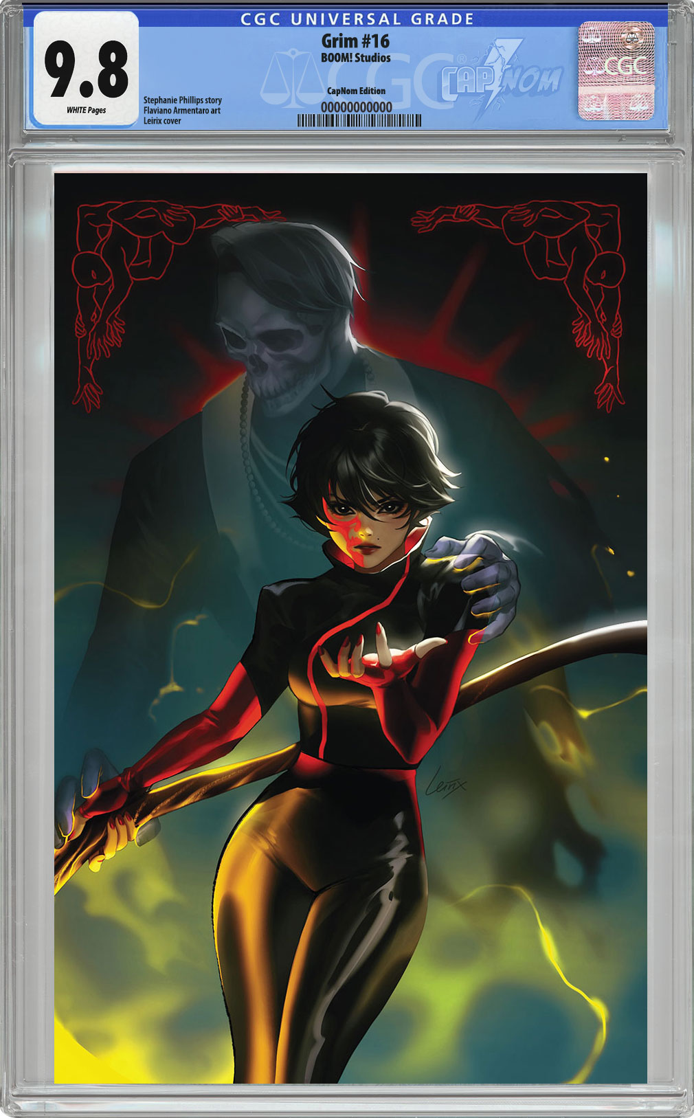 GRIM #16 C2E2 Exclusive Virgin Cover "DEATH TOUCH" CGC 9.8 BLUE LABEL by LEIRIX