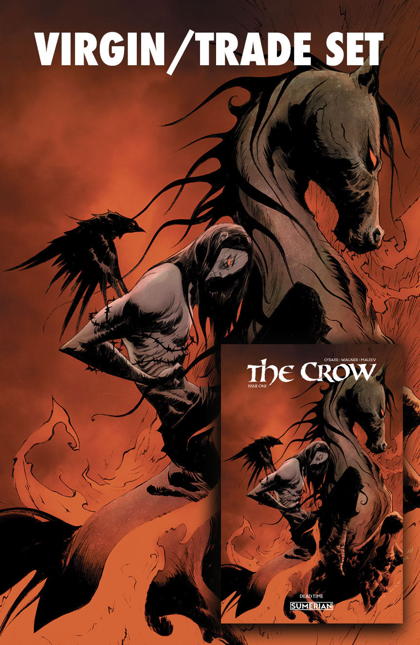 NYCC EXCLUSIVE THE CROW TRADE & VIRGIN SET Cover by Jae Lee
