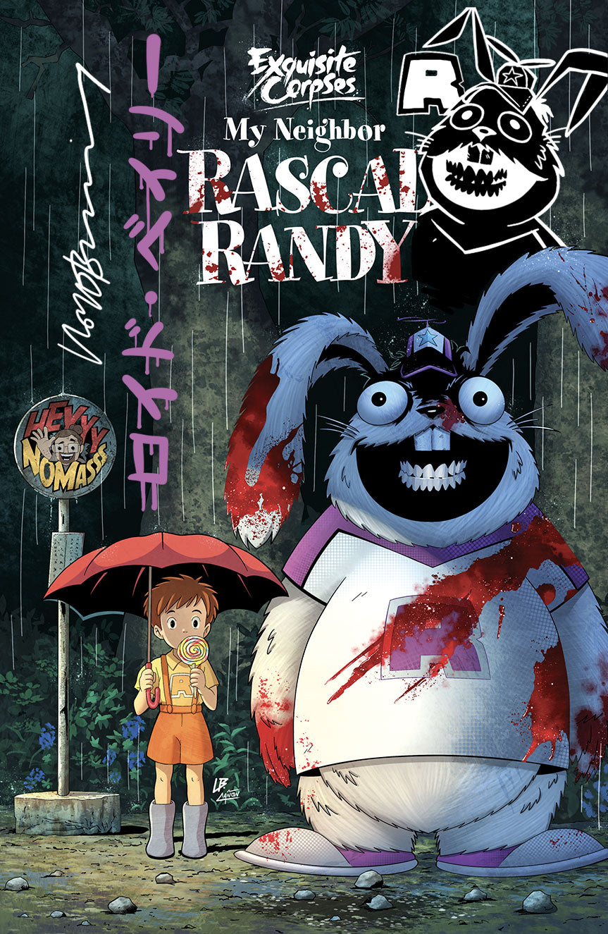 NYCC EXCLUSIVE RASCAL RANDY #1 Cover by Lloyd Bailey Signed and Remarked “TOTORO HOMAGE”