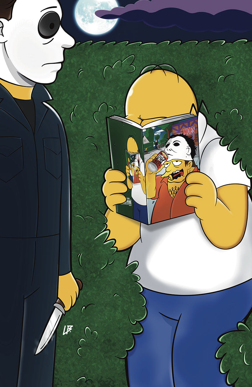 NYCC EXCLUSIVE HEY NOMASSS VOL 1 Exclusive Art Book Homer Halloween Part 2 Cover by Lloyd Bailey