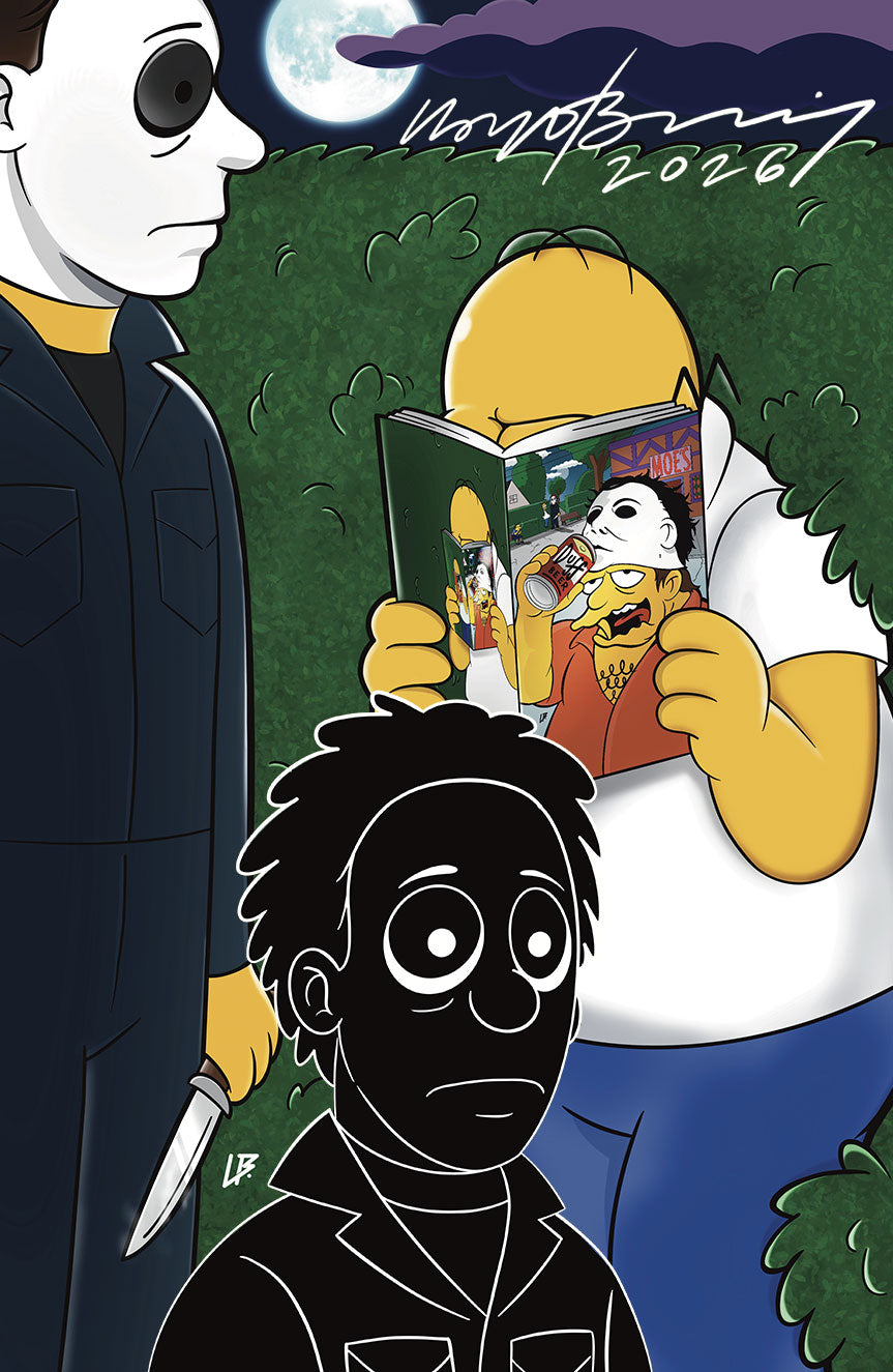 NYCC EXCLUSIVE HEY NOMASSS VOL 1 Exclusive Art Book Homer Halloween Part 2 Cover by Lloyd Bailey Signed & Remarked
