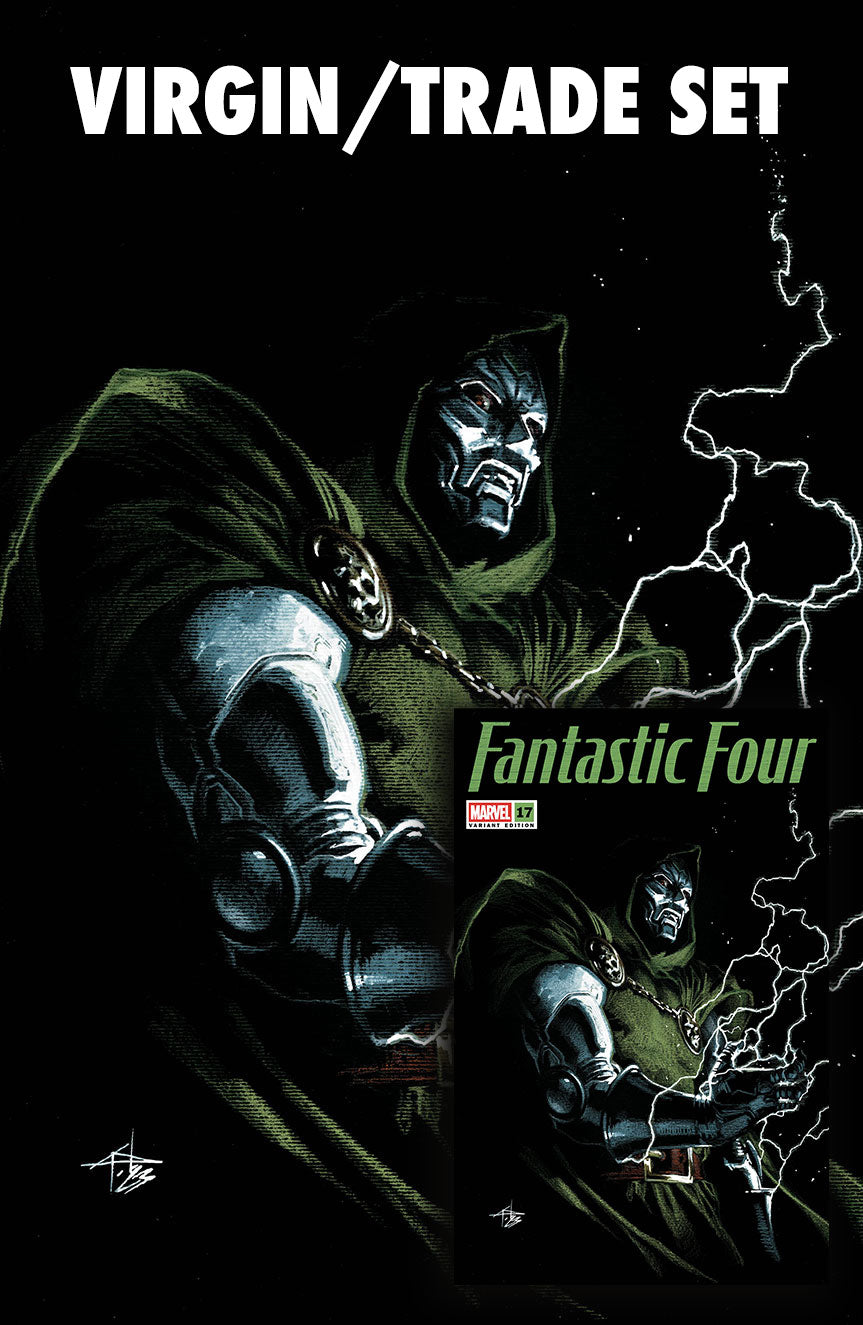 NYCC EXCLUSIVE FANTASTIC FOUR #17 “DOOMSDAY” TRADE & VIRGIN SET Cover by Gabrielle Dell Otto