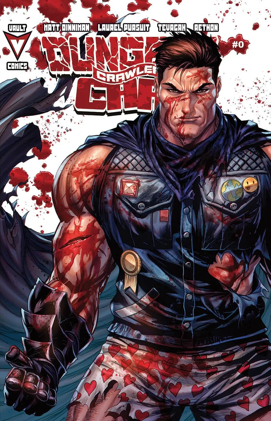 NYCC EXCLUSIVE DUNGEON CRAWLER CARL #0 2nd Printing Battle Damaged Cover by Tyler Kirkham