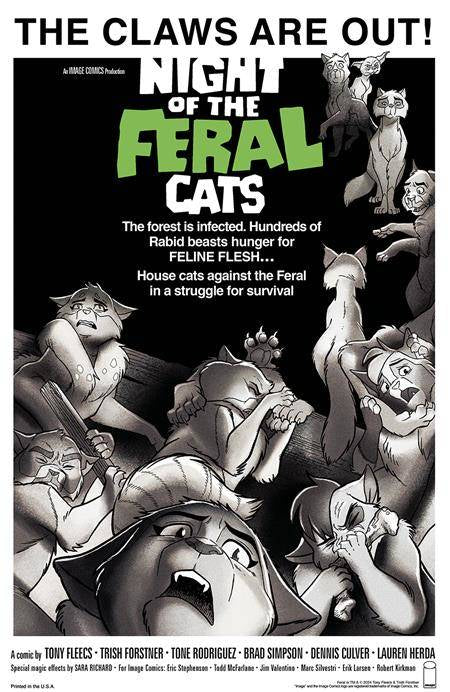 Feral #1 Incentive Cover 1:100 by Tony Fleecs and Trish Forstner