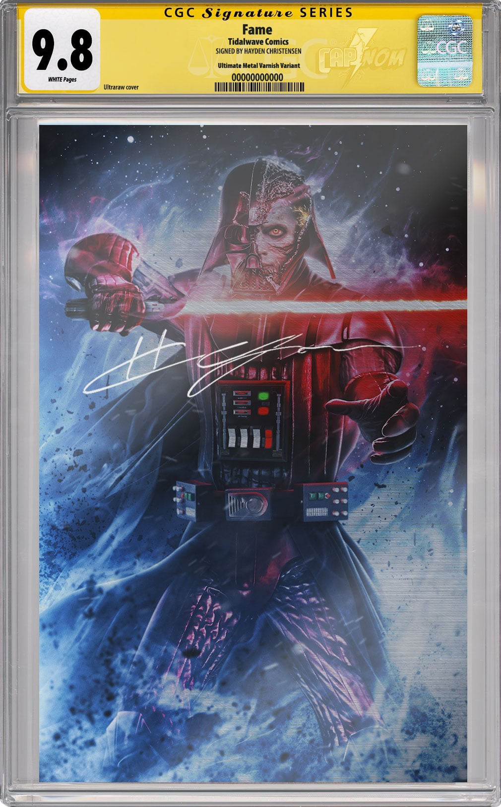 Fame: Hayden Christensen “ Groundbreaker” CGC SS 9.8 Signed by Hayden Christensen