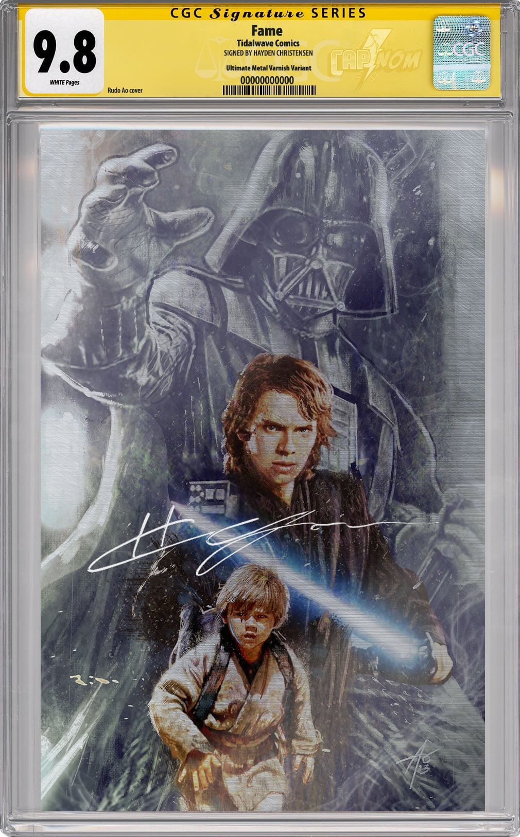 Fame: Hayden Christensen “Stages of Power” CGC SS 9.8 Signed by Hayden Christensen